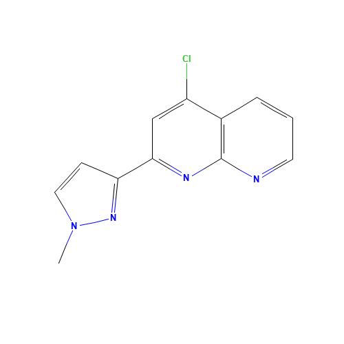 4-chloro-2-(1-methylpyrazol-3-yl)-1,8-naphthyridine (CAS: 1330532-96-1) - Related Chemical Product