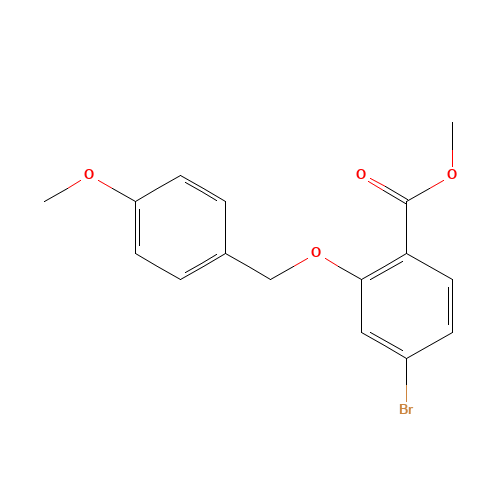 methyl 4-bromo-2-[(4-methoxyphenyl)methoxy]benzoate (CAS: 1364267-26-4) - Related Chemical Product