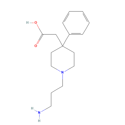 2-[1-(3-aminopropyl)-4-phenylpiperidin-4-yl]acetic acid (CAS: 1435519-11-1) - Related Chemical Product