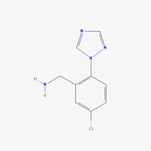[5-chloro-2-(1,2,4-triazol-1-yl)phenyl]methanamine (CAS: 404922-72-1) - Related Chemical Product