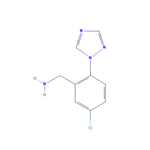 [5-chloro-2-(1,2,4-triazol-1-yl)phenyl]methanamine (CAS: 404922-72-1) - Related Chemical Product