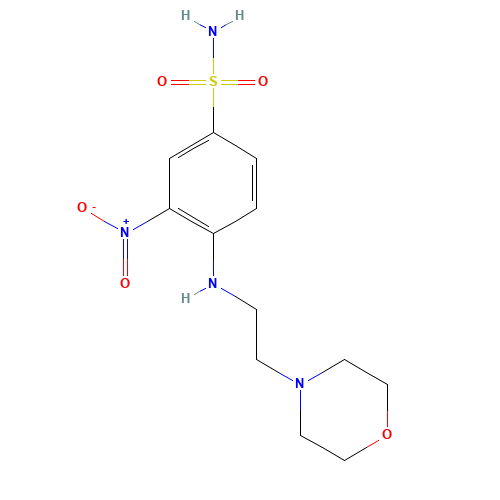 4-(2-morpholin-4-ylethylamino)-3-nitrobenzenesulfonamide (CAS: 610261-21-7) - Related Chemical Product