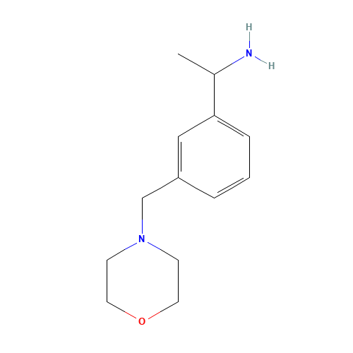 1-[3-(morpholin-4-ylmethyl)phenyl]ethanamine (CAS: 1354659-06-5) - Related Chemical Product
