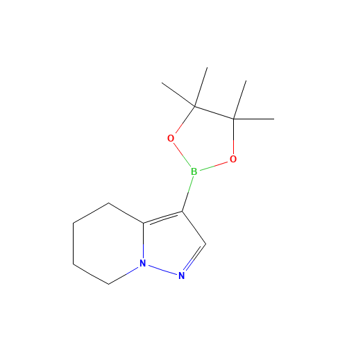 3-(4,4,5,5-tetramethyl-1,3,2-dioxaborolan-2-yl)-4,5,6,7-tetrahydropyrazolo[1,5-a]pyridine (CAS: 1160614-73-2) - Related Chemical Product
