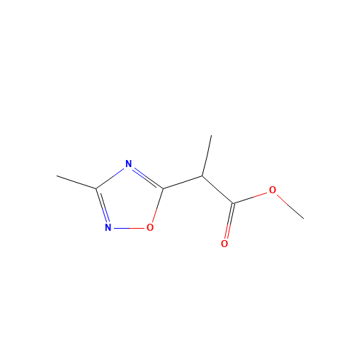 methyl 2-(3-methyl-1,2,4-oxadiazol-5-yl)propanoate (CAS: 1350855-48-9) - Related Chemical Product