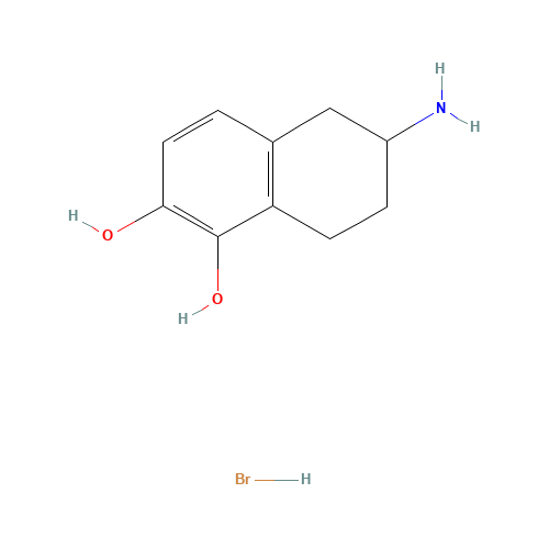 (5,6-dihydroxy-1,2,3,4-tetrahydronaphthalen-2-yl)azanium;bromide (CAS: 37096-30-3) - Related Chemical Product