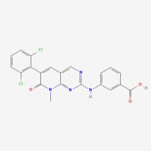 3-[[6-(2,6-dichlorophenyl)-8-methyl-7-oxopyrido[2,3-d]pyrimidin-2-yl]amino]benzoic acid (CAS: 185039-99-0) - Related Chemical Product