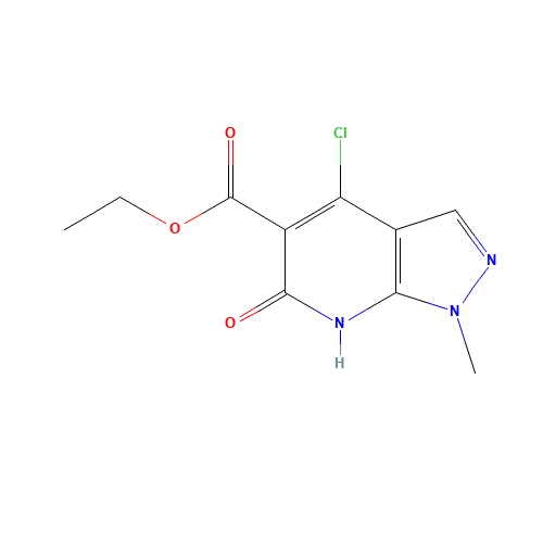 ethyl 4-chloro-1-methyl-6-oxo-2H-pyrazolo[3,4-b]pyridine-5-carboxylate (CAS: 635325-01-8) - Related Chemical Product