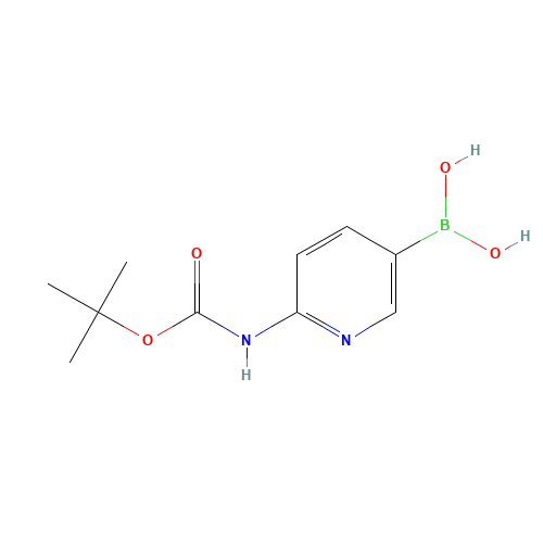 [6-[(2-methylpropan-2-yl)oxycarbonylamino]pyridin-3-yl]boronic acid (CAS: 883231-20-7) - Related Chemical Product