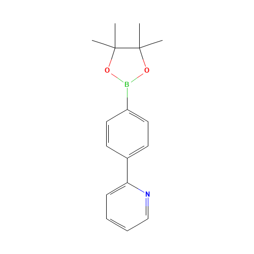 2-[4-(4,4,5,5-tetramethyl-1,3,2-dioxaborolan-2-yl)phenyl]pyridine (CAS: 908350-80-1) - Related Chemical Product