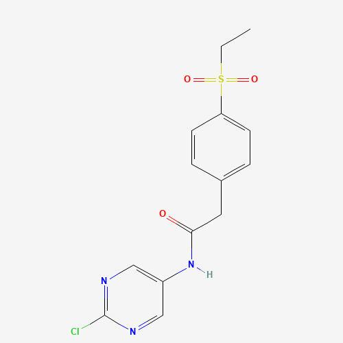 N-(2-chloropyrimidin-5-yl)-2-(4-ethylsulfonylphenyl)acetamide (CAS: 1426805-82-4) - Related Chemical Product