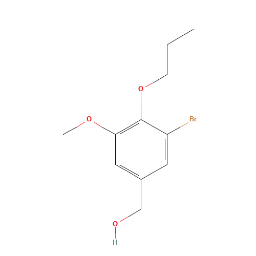 (3-bromo-5-methoxy-4-propoxyphenyl)methanol (CAS: 116754-27-9) - Related Chemical Product