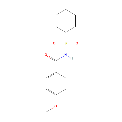 N-cyclohexylsulfonyl-4-methoxybenzamide (CAS: 15241-43-7) - Related Chemical Product