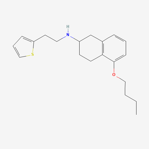 5-butoxy-N-(2-thiophen-2-ylethyl)-1,2,3,4-tetrahydronaphthalen-2-amine (CAS: 1268621-01-7) - Related Chemical Product