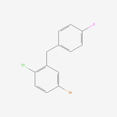 4-bromo-1-chloro-2-[(4-iodophenyl)methyl]benzene (CAS: 922736-97-8) - Related Chemical Product