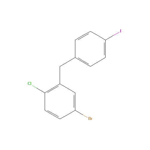 4-bromo-1-chloro-2-[(4-iodophenyl)methyl]benzene (CAS: 922736-97-8) - Related Chemical Product