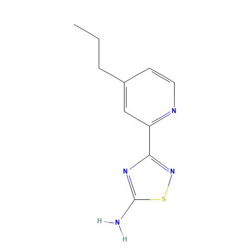 3-(4-propylpyridin-2-yl)-1,2,4-thiadiazol-5-amine (CAS: 1179361-07-9) - Related Chemical Product
