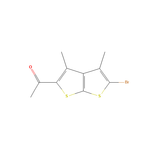 1-(5-bromo-3,4-dimethylthieno[2,3-b]thiophen-2-yl)ethanone (CAS: 210098-33-2) - Related Chemical Product