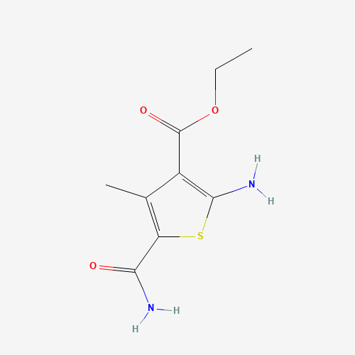 ethyl 2-amino-5-carbamoyl-4-methylthiophene-3-carboxylate (CAS: 43028-63-3) - Related Chemical Product