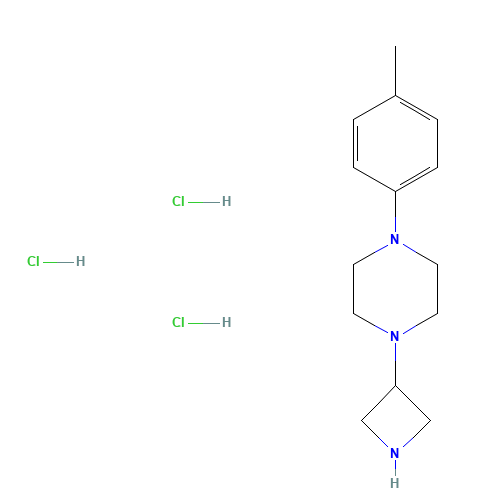 1-(azetidin-3-yl)-4-(4-methylphenyl)piperazine;trihydrochloride (CAS: 223382-00-1) - Related Chemical Product