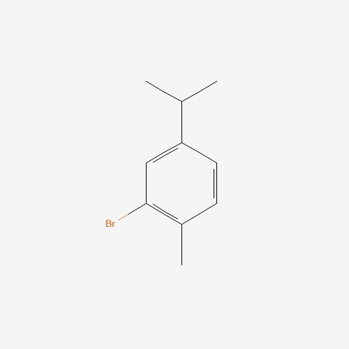 2-bromo-1-methyl-4-propan-2-ylbenzene (CAS: 2437-76-5) - Chemical Structure and Molecular Formula 