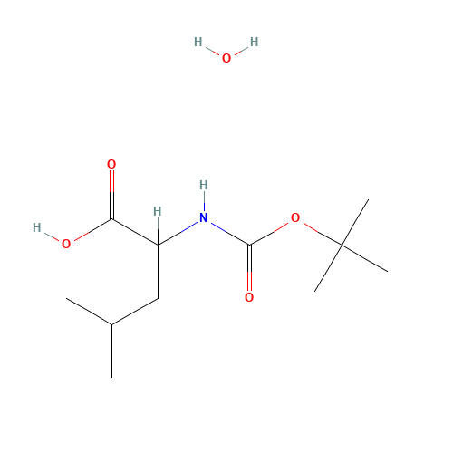 4-methyl-2-[(2-methylpropan-2-yl)oxycarbonylamino]pentanoic acid;hydrate (CAS: 200937-21-9) - Related Chemical Product