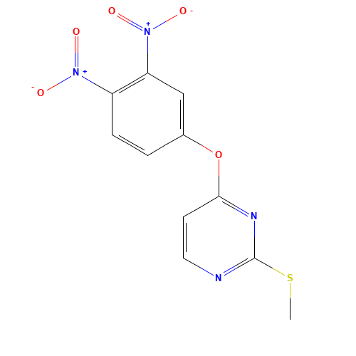 4-(3,4-dinitrophenoxy)-2-methylsulfanylpyrimidine (CAS: 952490-61-8) - Related Chemical Product