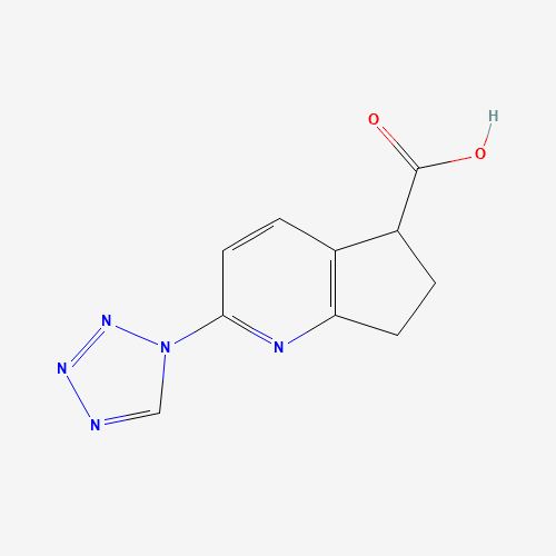 2-(tetrazol-1-yl)-6,7-dihydro-5H-cyclopenta[b]pyridine-5-carboxylic acid (CAS: 1374573-59-7) - Related Chemical Product