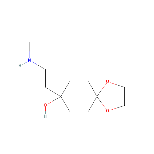 8-[2-(methylamino)ethyl]-1,4-dioxaspiro[4.5]decan-8-ol (CAS: 1043870-61-6) - Related Chemical Product
