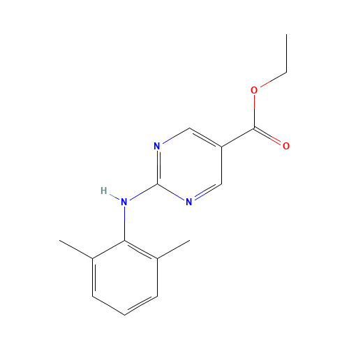 ethyl 2-(2,6-dimethylanilino)pyrimidine-5-carboxylate (CAS: 1316216-12-2) - Related Chemical Product