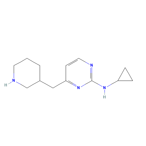 N-cyclopropyl-4-(piperidin-3-ylmethyl)pyrimidin-2-amine (CAS: 1263282-23-0) - Related Chemical Product