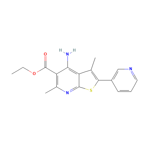 ethyl 4-amino-3,6-dimethyl-2-pyridin-3-ylthieno[2,3-b]pyridine-5-carboxylate (CAS: 1312594-31-2) - Related Chemical Product