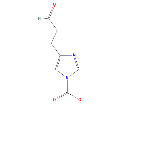 tert-butyl 4-(3-oxopropyl)imidazole-1-carboxylate (CAS: 183500-09-6) - Related Chemical Product