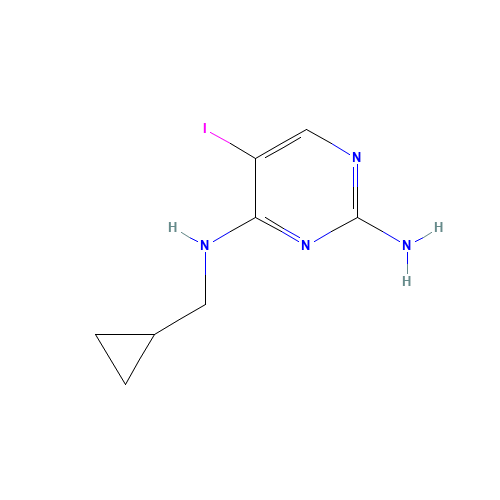 4-N-(cyclopropylmethyl)-5-iodopyrimidine-2,4-diamine (CAS: 1169699-06-2) - Related Chemical Product