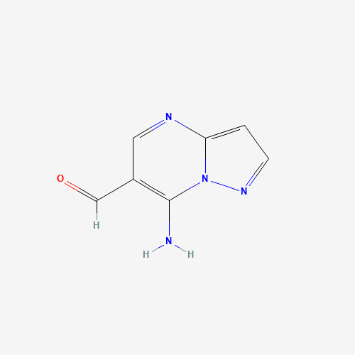 7-aminopyrazolo[1,5-a]pyrimidine-6-carbaldehyde (CAS: 1245770-07-3) - Related Chemical Product