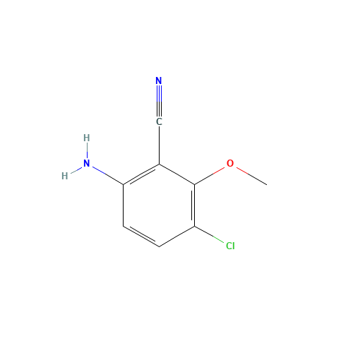 6-amino-3-chloro-2-methoxybenzonitrile (CAS: 1500103-95-6) - Related Chemical Product