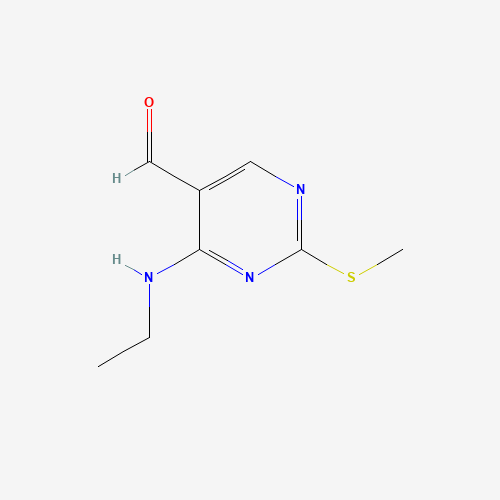 4-(ethylamino)-2-methylsulfanylpyrimidine-5-carbaldehyde (CAS: 185040-35-1) - Related Chemical Product