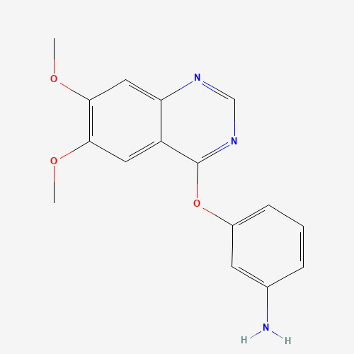 3-(6,7-dimethoxyquinazolin-4-yl)oxyaniline (CAS: 1188908-37-3) - Related Chemical Product