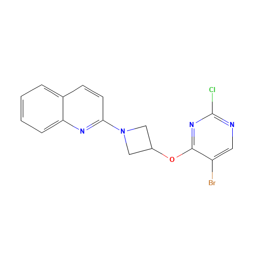 2-[3-(5-bromo-2-chloropyrimidin-4-yl)oxyazetidin-1-yl]quinoline (CAS: 1350607-52-1) - Related Chemical Product