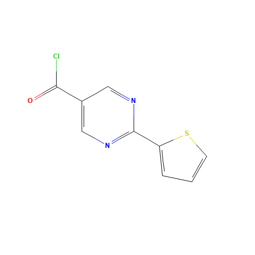 2-thiophen-2-ylpyrimidine-5-carbonyl chloride (CAS: 946409-25-2) - Related Chemical Product