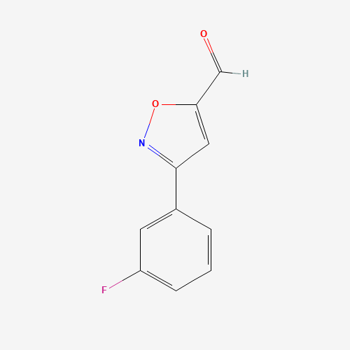 3-(3-fluorophenyl)-1,2-oxazole-5-carbaldehyde (CAS: 885273-52-9) - Related Chemical Product