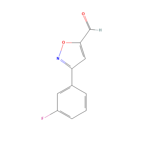 3-(3-fluorophenyl)-1,2-oxazole-5-carbaldehyde (CAS: 885273-52-9) - Related Chemical Product