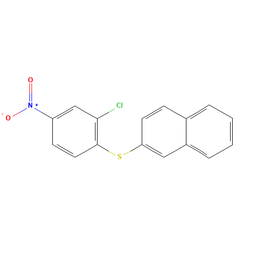 2-(2-chloro-4-nitrophenyl)sulfanylnaphthalene (CAS: 76180-95-5) - Related Chemical Product