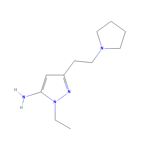 2-ethyl-5-(2-pyrrolidin-1-ylethyl)pyrazol-3-amine (CAS: 1224887-85-7) - Related Chemical Product