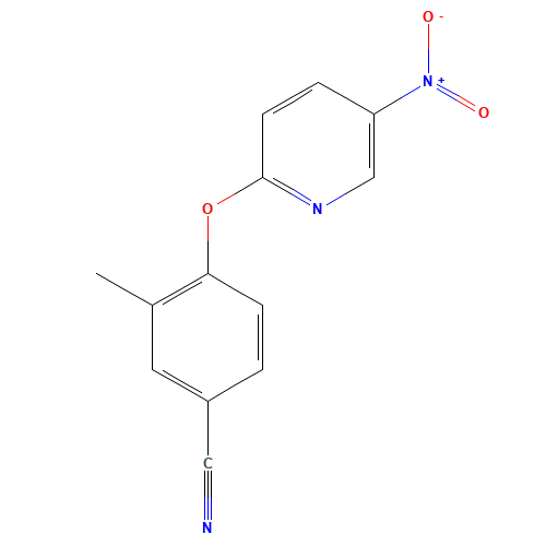 3-methyl-4-(5-nitropyridin-2-yl)oxybenzonitrile (CAS: 1311138-77-8) - Related Chemical Product
