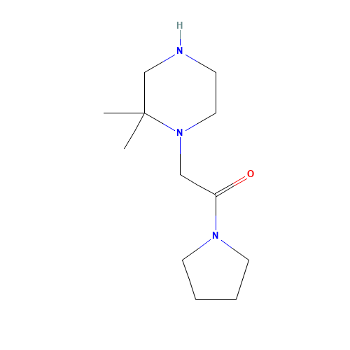 2-(2,2-dimethylpiperazin-1-yl)-1-pyrrolidin-1-ylethanone (CAS: 1263387-98-9) - Related Chemical Product