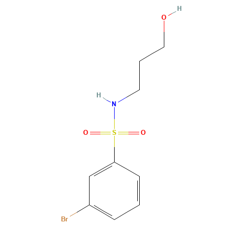 3-bromo-N-(3-hydroxypropyl)benzenesulfonamide (CAS: 1007209-09-7) - Related Chemical Product