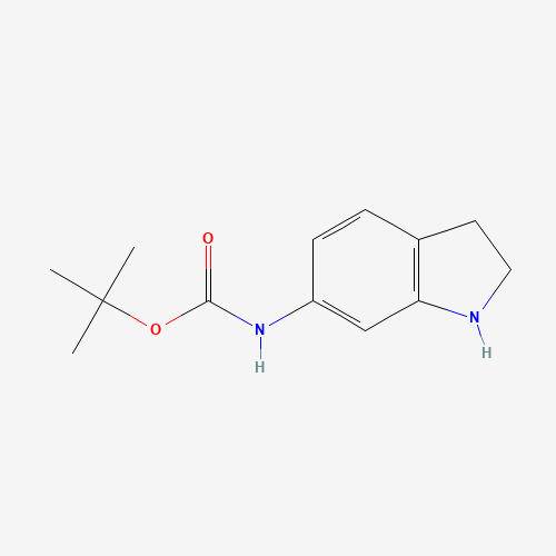 tert-butyl N-(2,3-dihydro-1H-indol-6-yl)carbamate (CAS: 885270-09-7) - Related Chemical Product