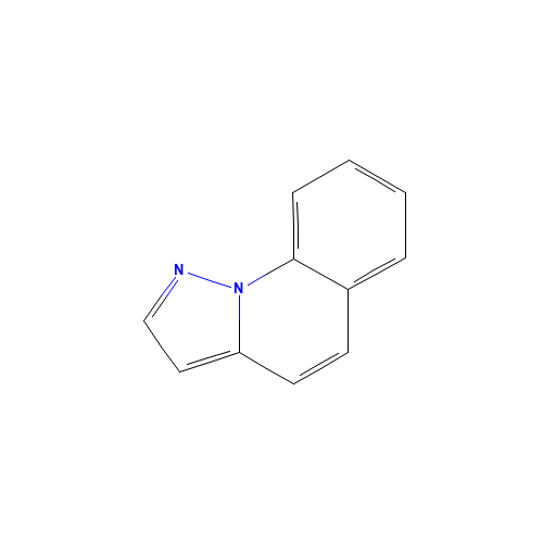 pyrazolo[1,5-a]quinoline (CAS: 25337-47-7) - Chemical Structure and Molecular Formula 