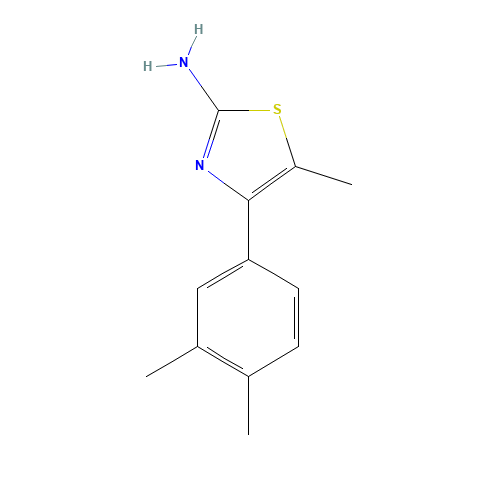 4-(3,4-dimethylphenyl)-5-methyl-1,3-thiazol-2-amine (CAS: 438215-91-9) - Related Chemical Product